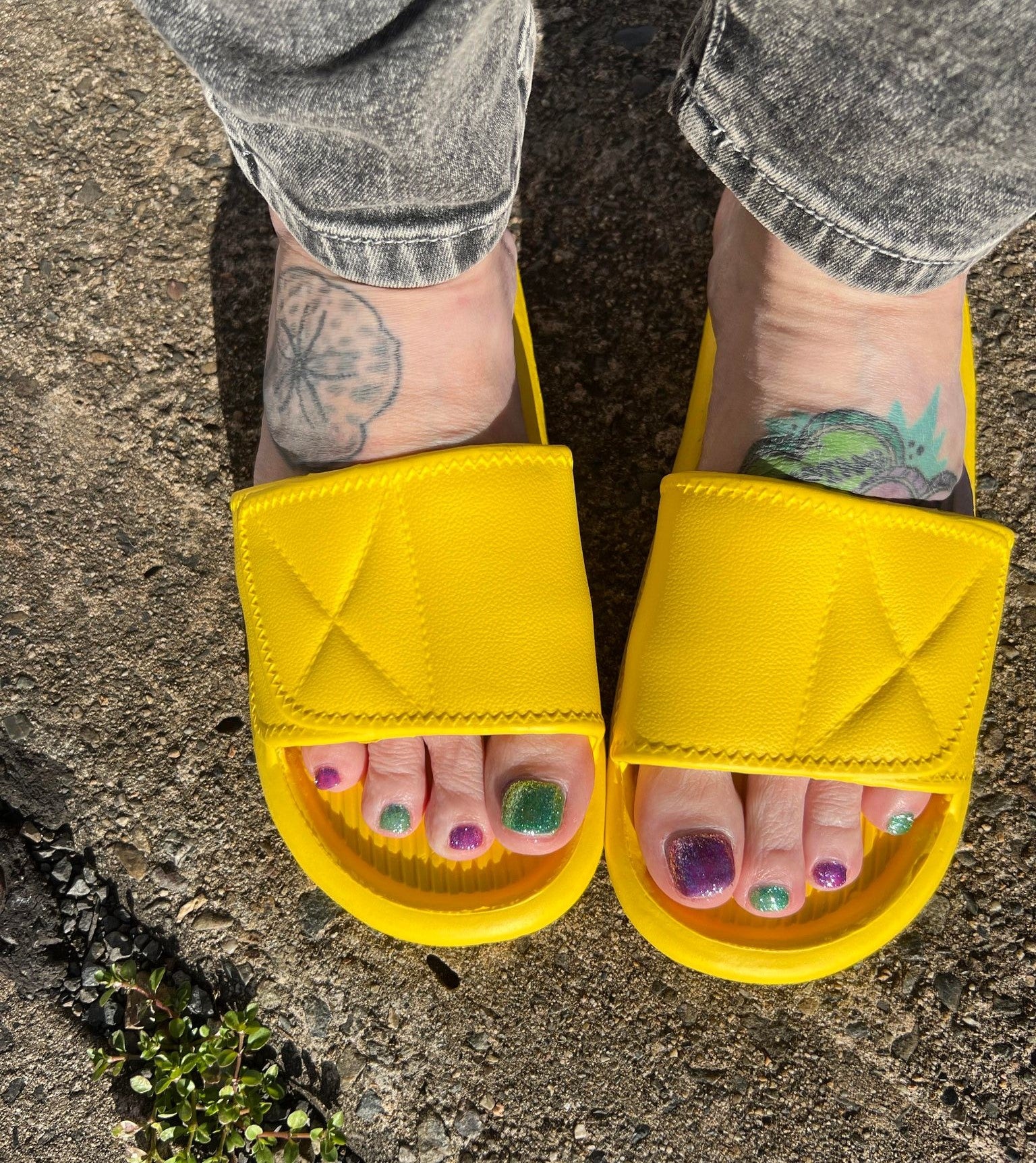 Back to Basics Indoor Slides - Yellow - Image 2
