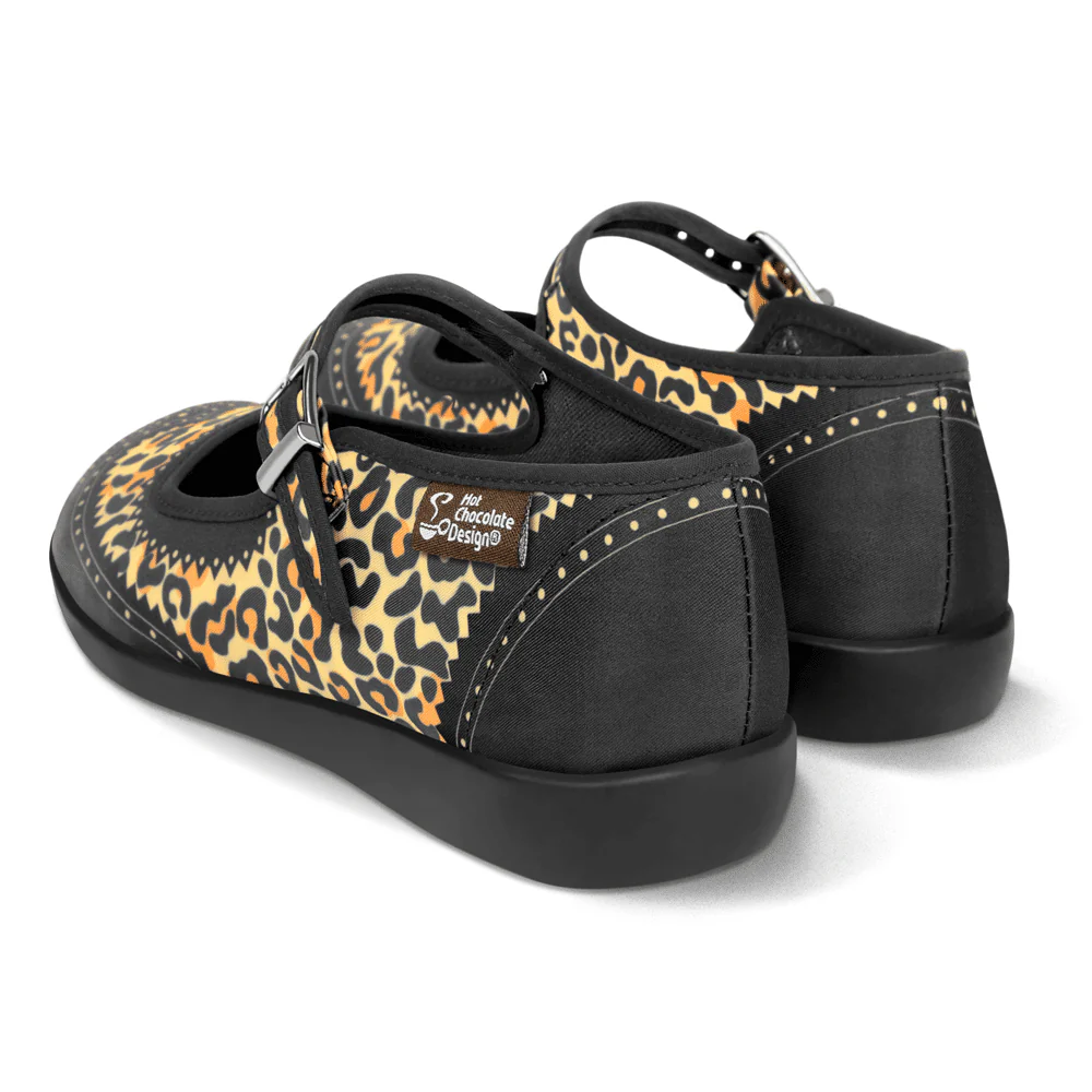 Hot Chocolate Design Classic Brogue - Leopard - LAST SIZE US5/VZ35 - Image 3