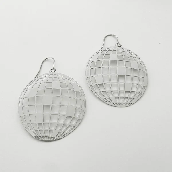 Denz + Co Disco Ball Earrings