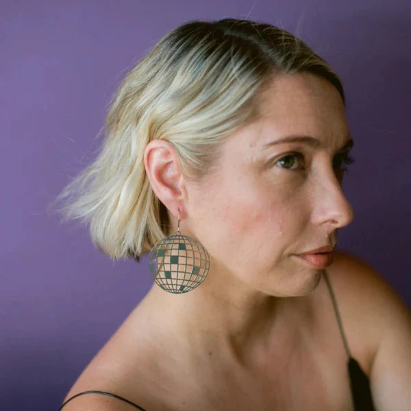 Denz + Co Disco Ball Earrings - Image 4