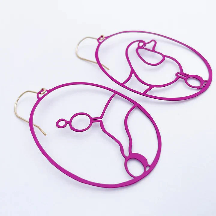 Denz + Co Hot Pink Poodles - Image 2