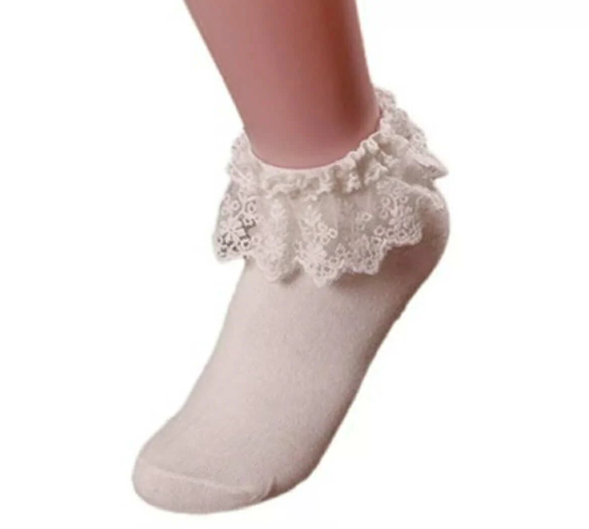 Dolly Days Ankle Sock - White - Image 2