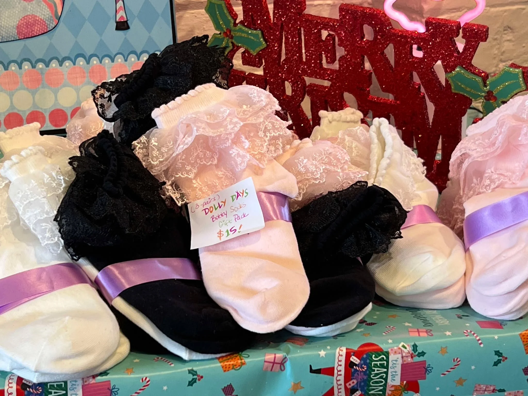 Dolly Days Sock Pack (3 pairs) - All Pink - Image 2