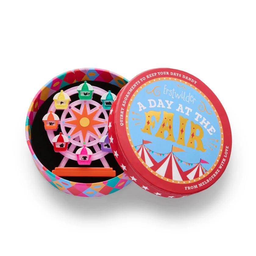 Erstwilder - A Day at the Fair - A Wheely Good View Brooch - Image 3