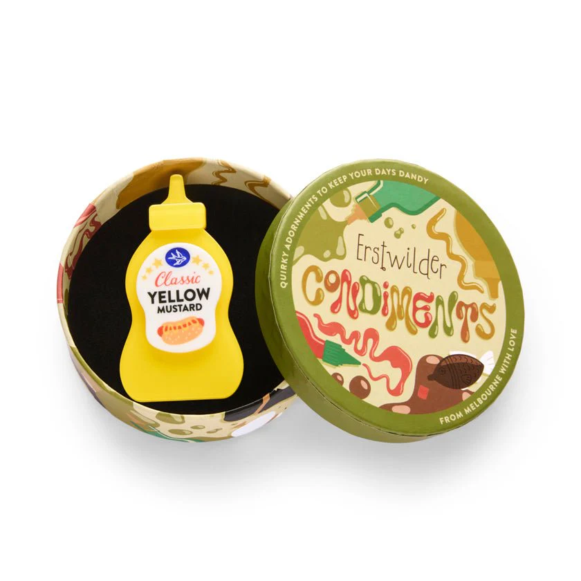 Erstwilder Condiments - Mustard Moments Brooch - Image 3