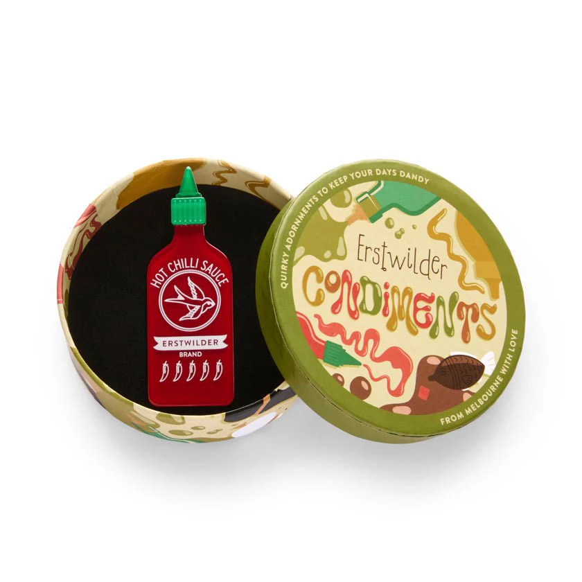 Erstwilder Condiments - Turn Up the Heat Brooch - Image 3
