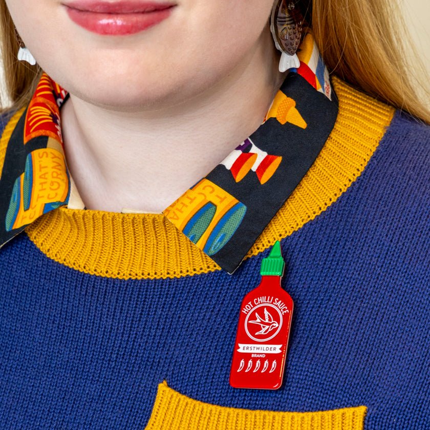 Erstwilder Condiments - Turn Up the Heat Brooch - Image 4