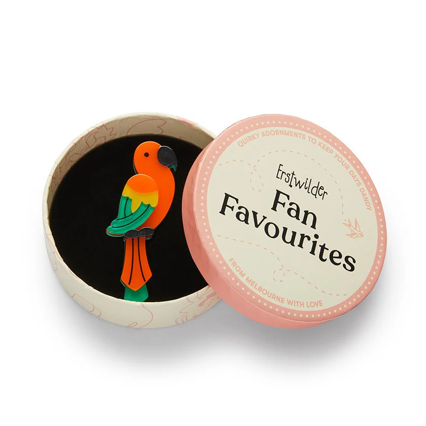 Erstwilder Fan Favourites - Pancha’s Parrot Brooch - Image 4