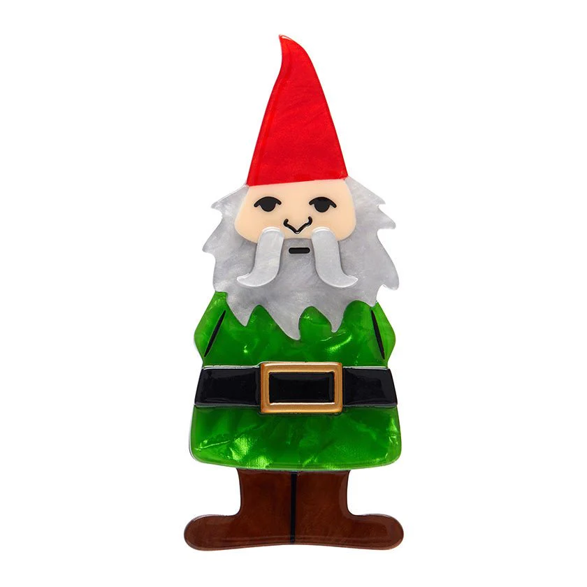 Erstwilder Fan Favourites - There’s No Place Like Gnome Brooch