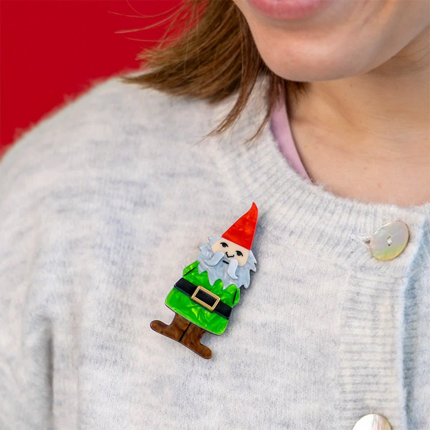 Erstwilder Fan Favourites - There’s No Place Like Gnome Brooch - Image 2