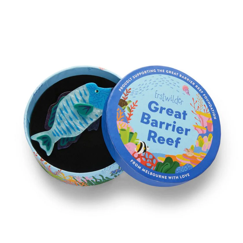 Erstwilder Great Barrier Reef - Maori Wrasse Brooch - Image 4
