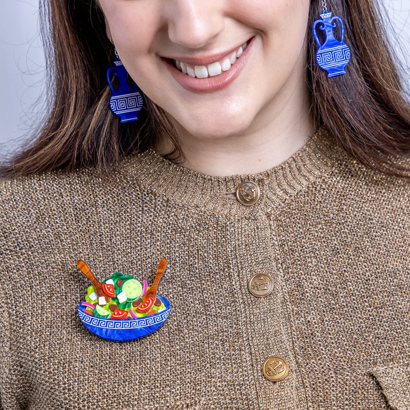 Erstwilder Greek Odyssey - Greek Salad Brooch - Image 2