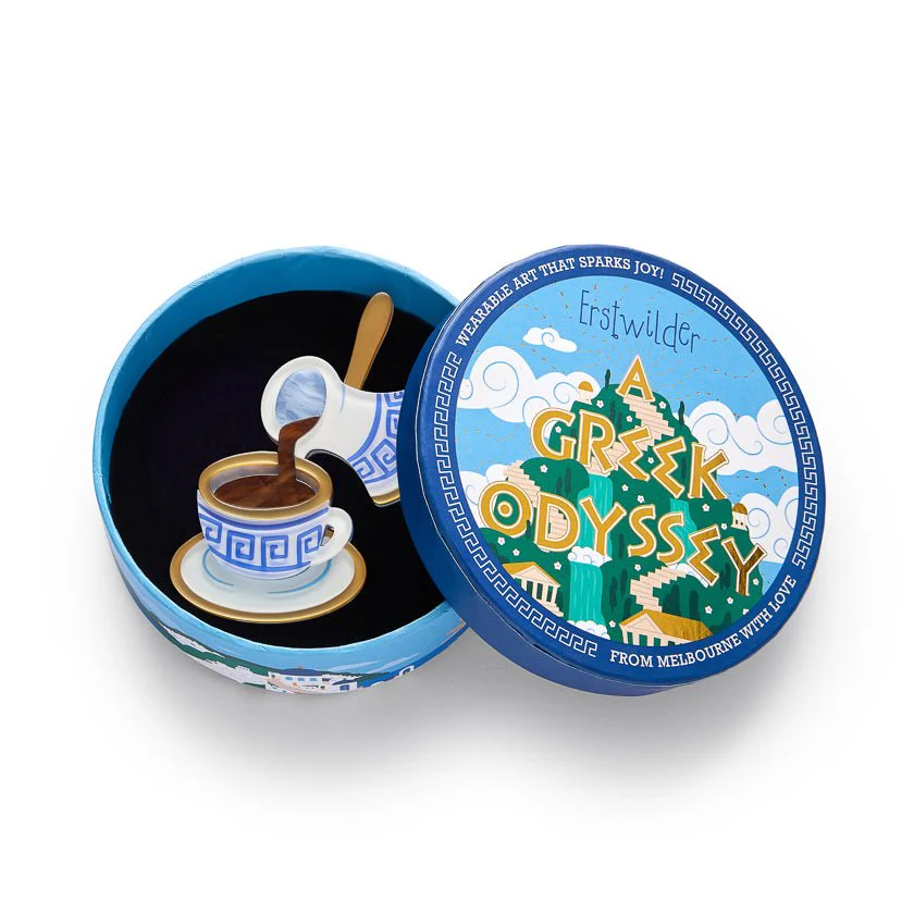 Erstwilder Greek Odyssey - Traditional Brew Brooch - Image 3