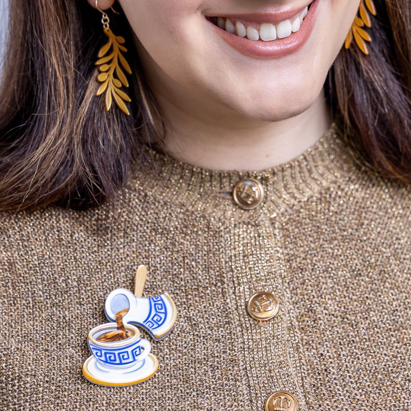 Erstwilder Greek Odyssey - Traditional Brew Brooch - Image 4