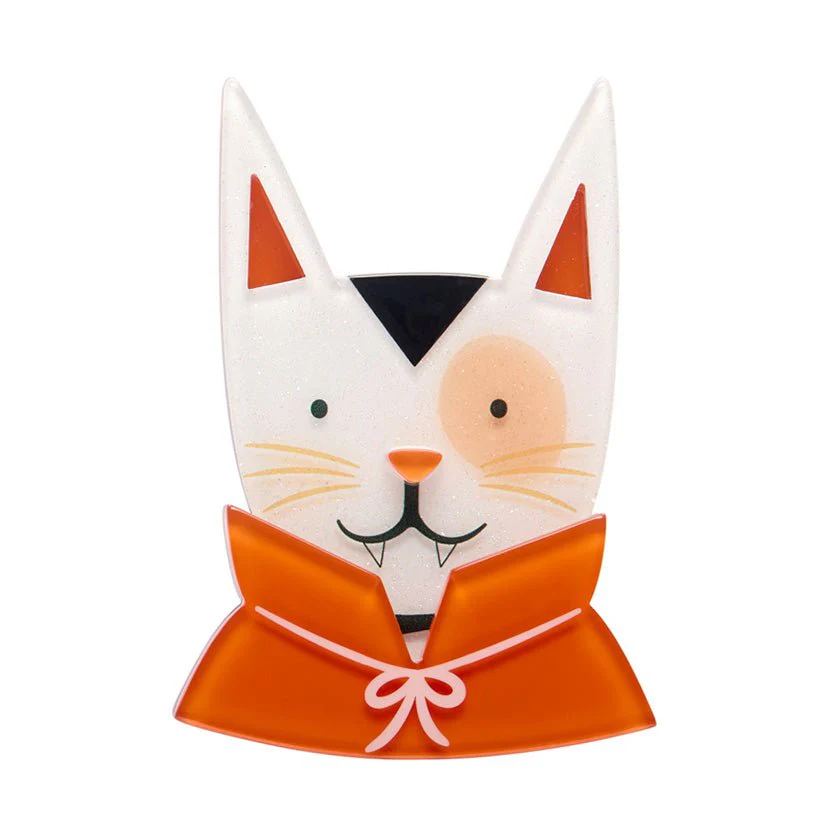 Erstwilder Haunted at Heart - Fangtastic Kitty Brooch