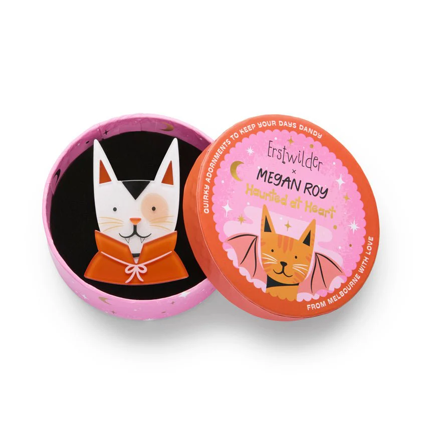 Erstwilder Haunted at Heart - Fangtastic Kitty Brooch - Image 2