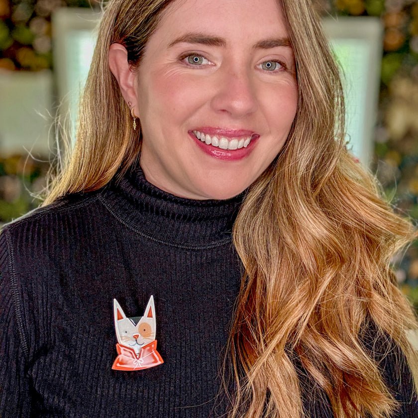 Erstwilder Haunted at Heart - Fangtastic Kitty Brooch - Image 4