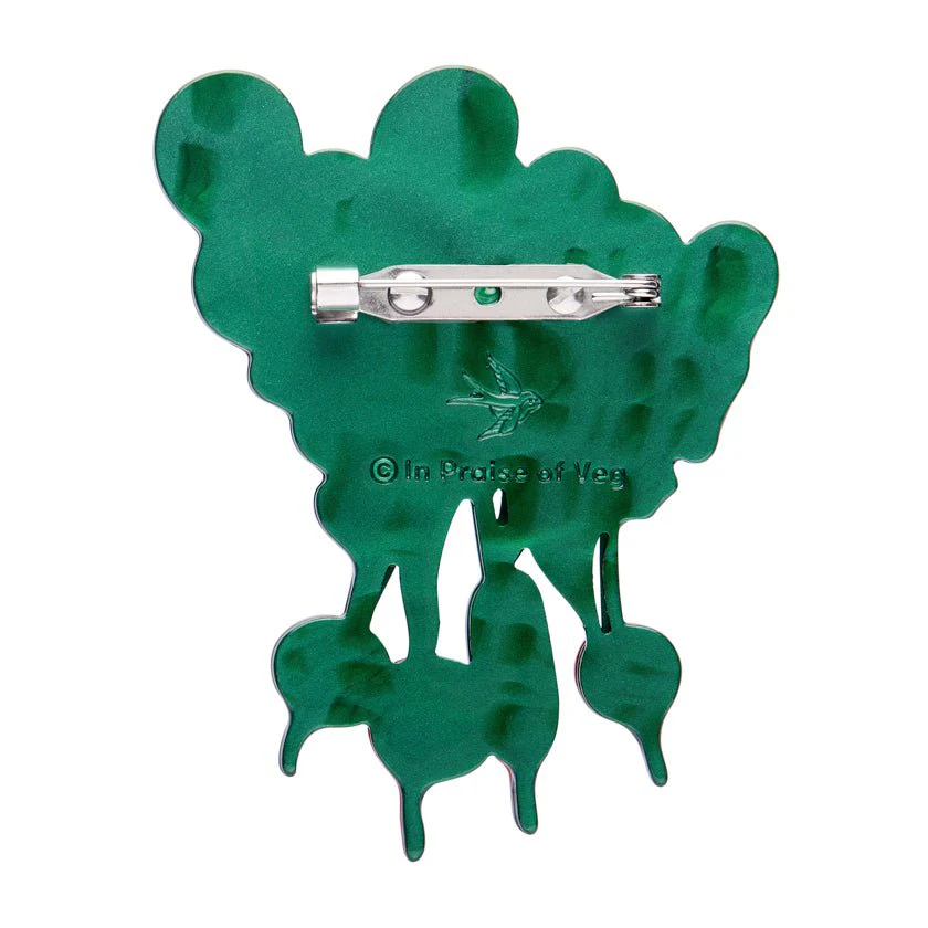 Erstwilder In Praise of Veg - Radish Remedy Brooch - Image 2