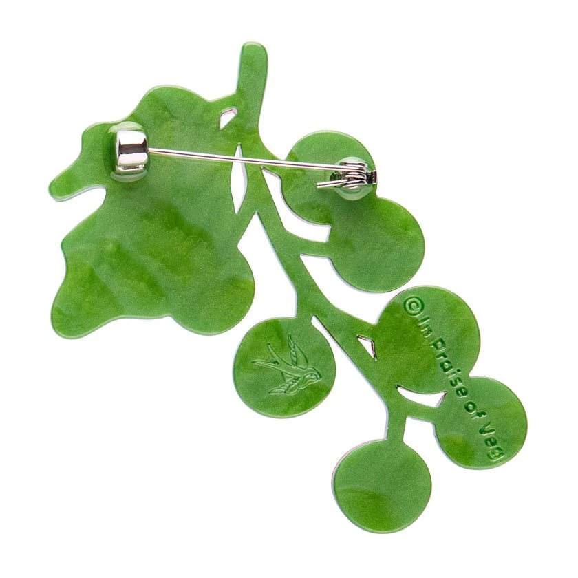 Erstwilder In Praise of Veg - Vine & Dandy Brooch - Image 2