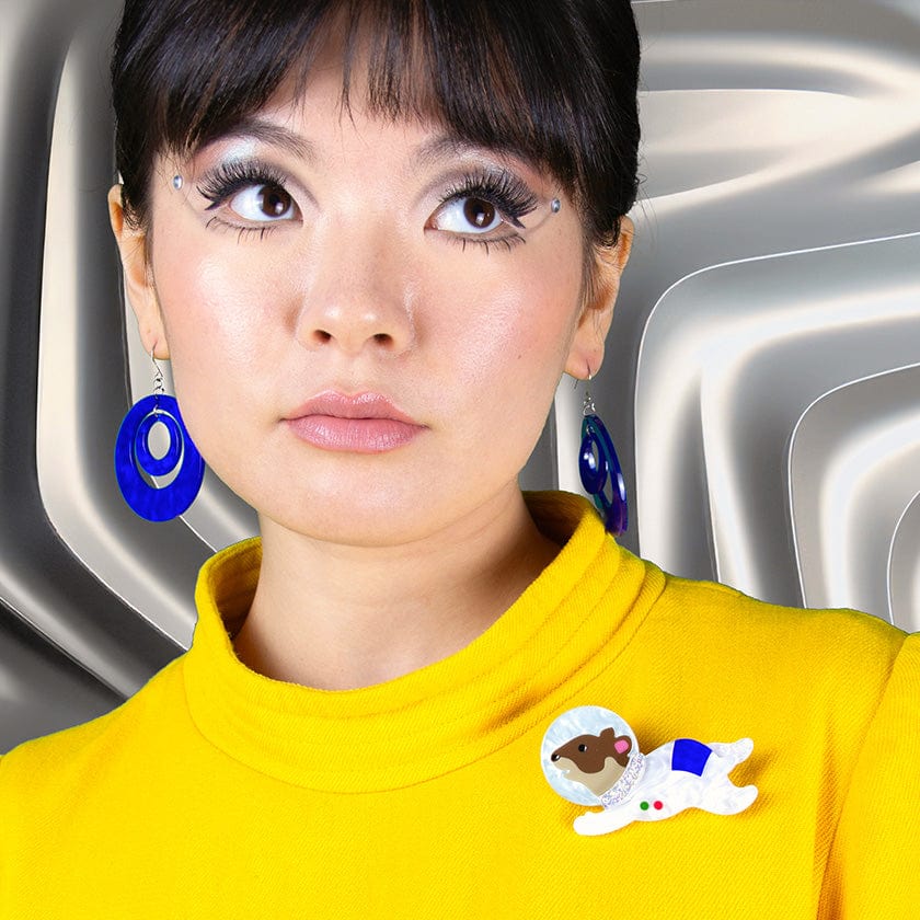 Erstwilder Mission to the Moon - Stout-Hearted Spaceham Brooch - Image 4
