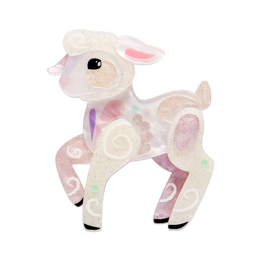 Erstwilder x Pete Cromer Easter - Lottie the Lamb Brooch