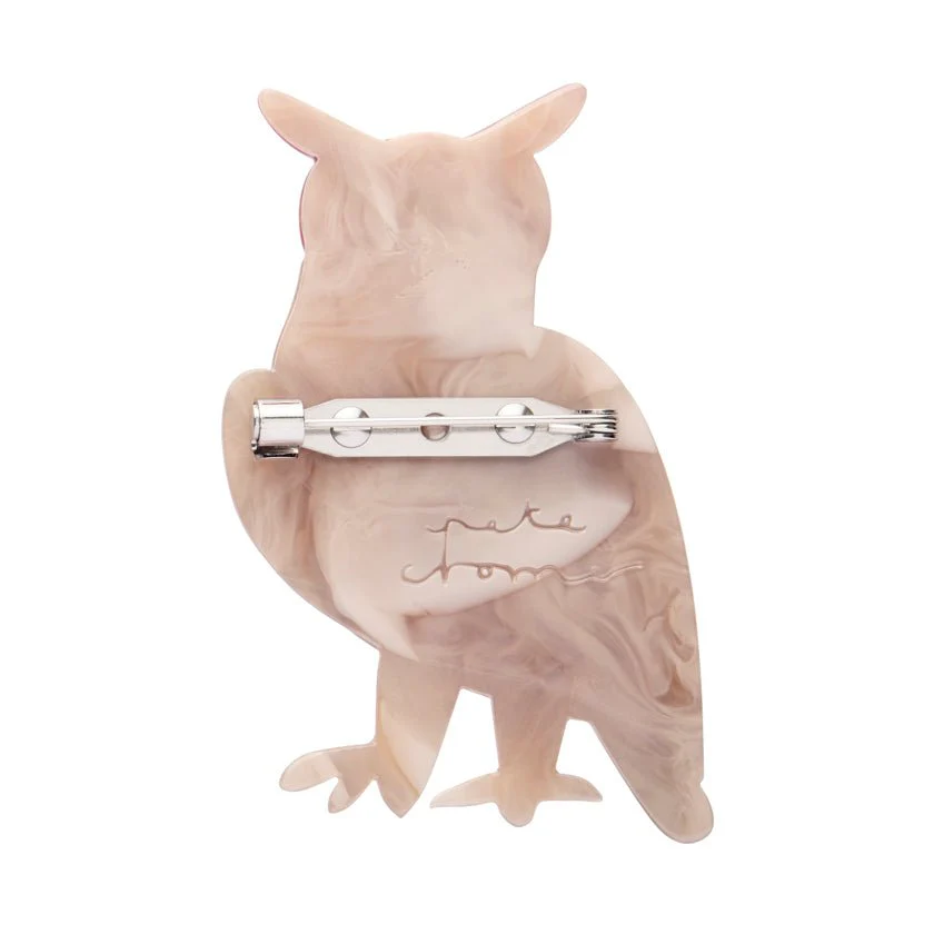 Erstwilder x Pete Cromer - The Grand Great Horned Owl Brooch - Image 4