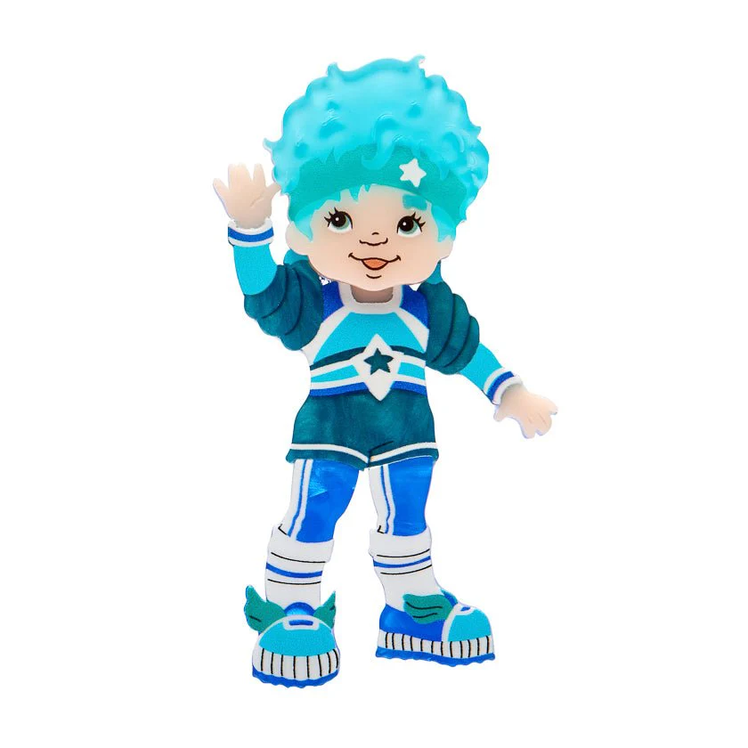 Erstwilder x Rainbow Brite - Buddy Blue Brooch