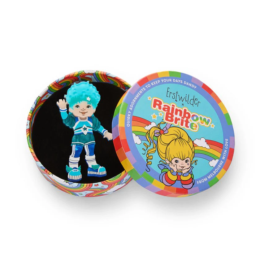 Erstwilder x Rainbow Brite - Buddy Blue Brooch - Image 3
