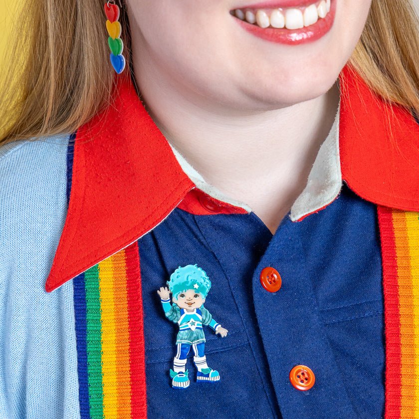 Erstwilder x Rainbow Brite - Buddy Blue Brooch - Image 4