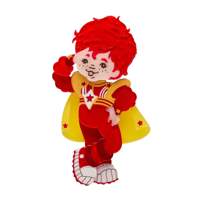 Erstwilder x Rainbow Brite - Red Butler Brooch