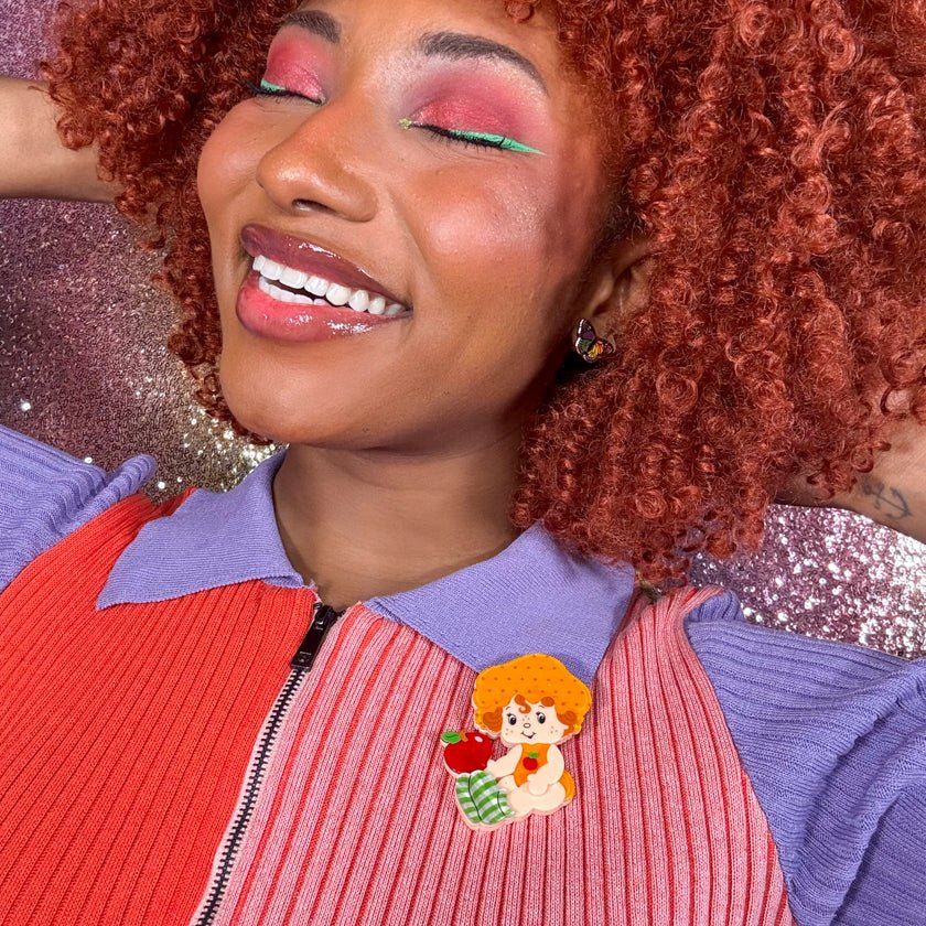 Erstwilder x Strawberry Shortcake - Apple Dumplin’ Brooch - Image 2
