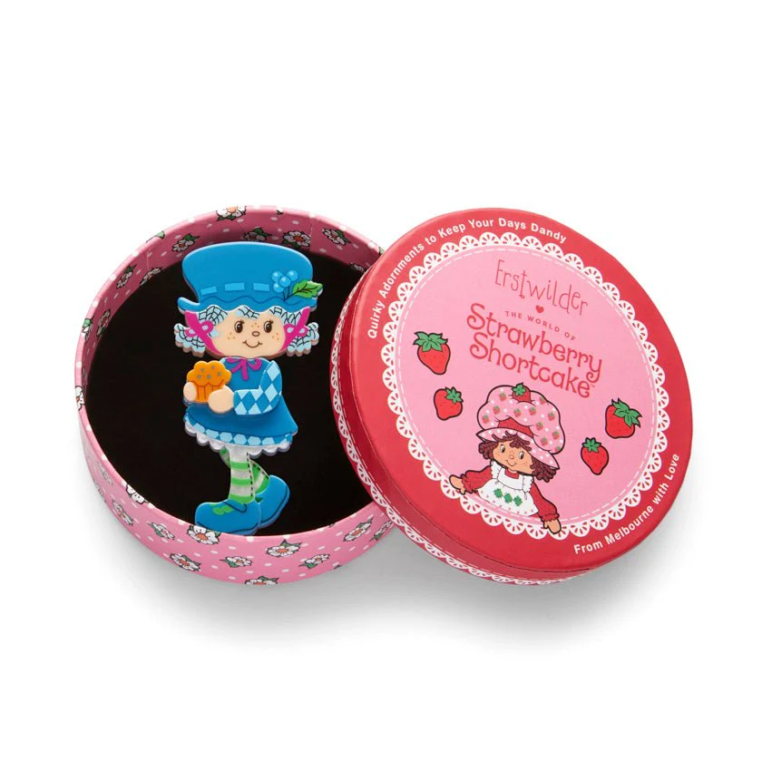 Erstwilder x Strawberry Shortcake - Blueberry Muffin Brooch - Image 4