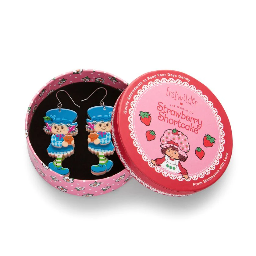 Erstwilder x Strawberry Shortcake - Blueberry Muffin Drop Earrings - Image 3