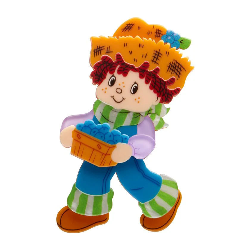 Erstwilder x Strawberry Shortcake - Huckleberry Pie Brooch