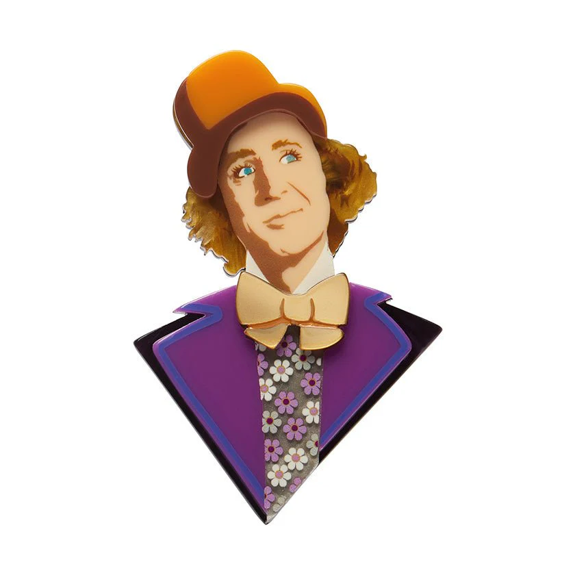Erstwilder x Wonka - Mr Wonka Brooch