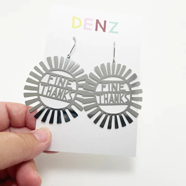 Denz + Co Fine Thanks - Silver - Image 3