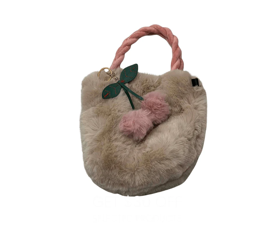 Floof Mini Bucket Bag - Fawn