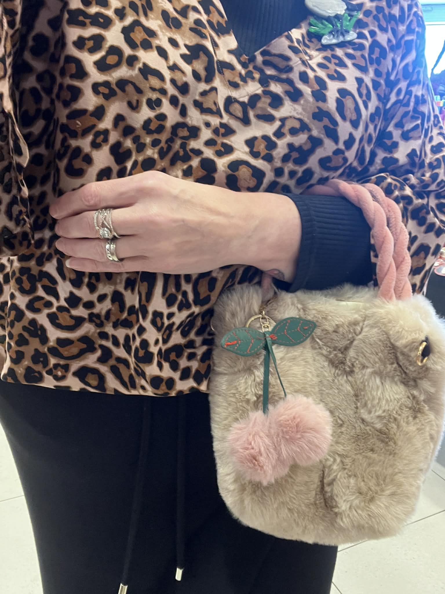 Floof Mini Bucket Bag - Fawn - Image 3