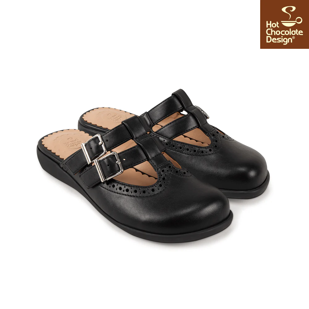 Hot Chocolate Design Blackout Clogs