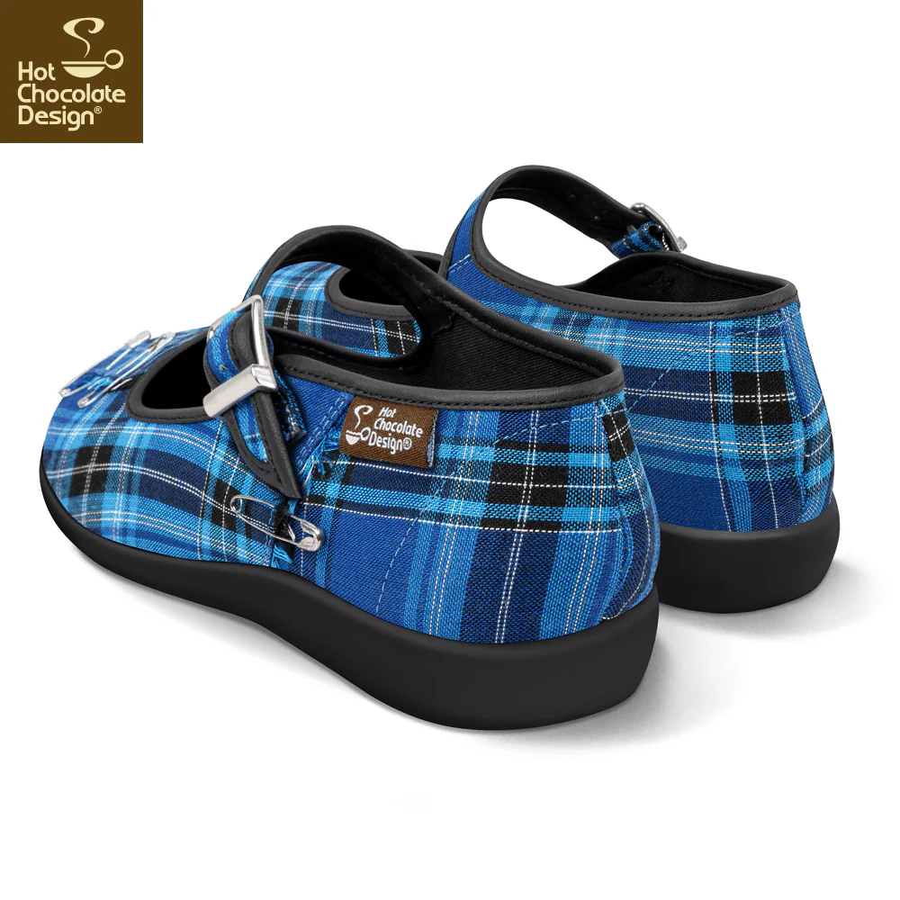Hot Chocolate Design Blue Tartan - Image 2