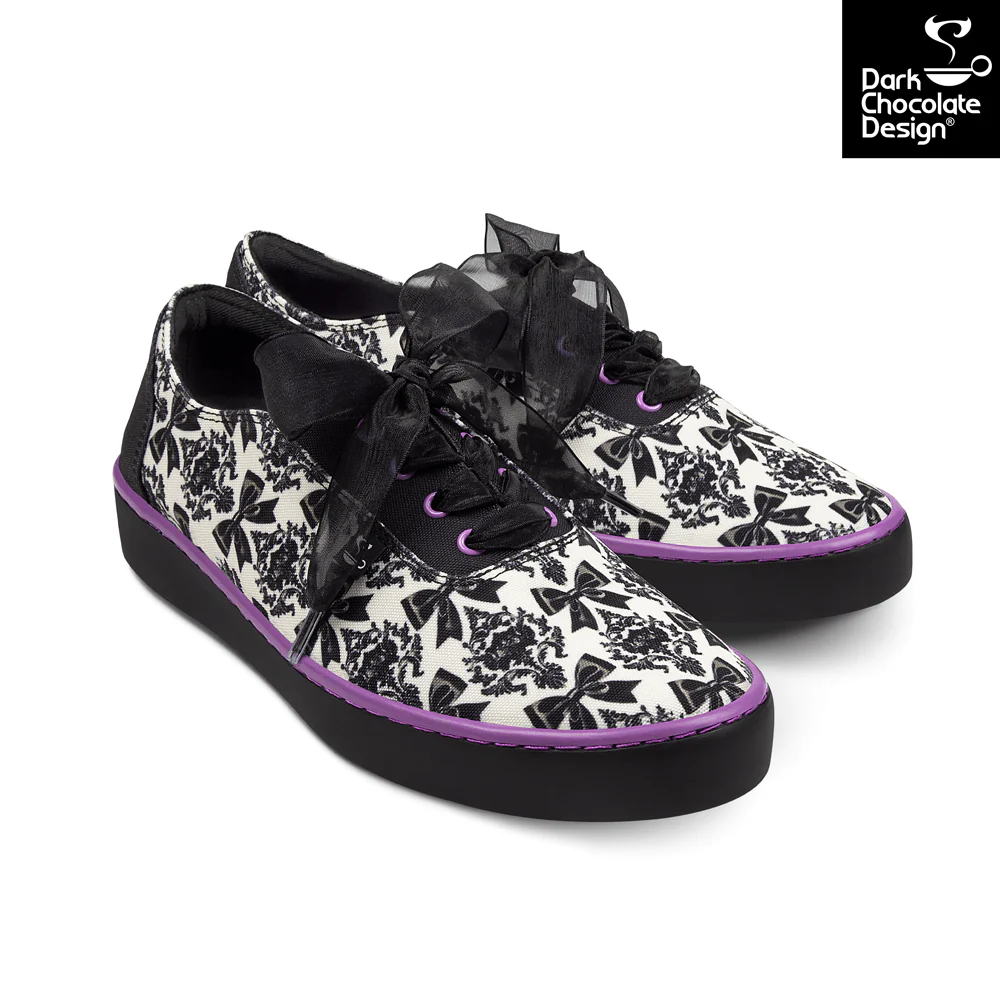 Hot Chocolate Design - Bow-Tique Noir Sneakers