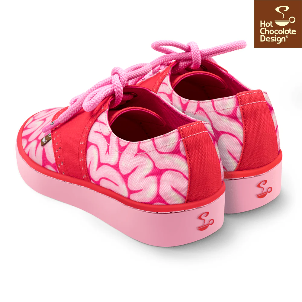 Hot Chocolate Design - Brain Worm Sneakers - LAST PAIR SIZE US8 - Image 2