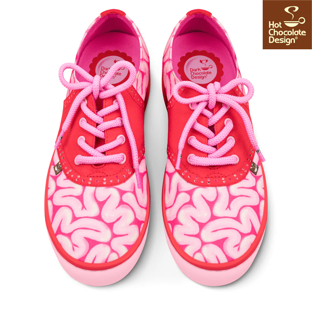 Hot Chocolate Design - Brain Worm Sneakers - LAST PAIR SIZE US8 - Image 3