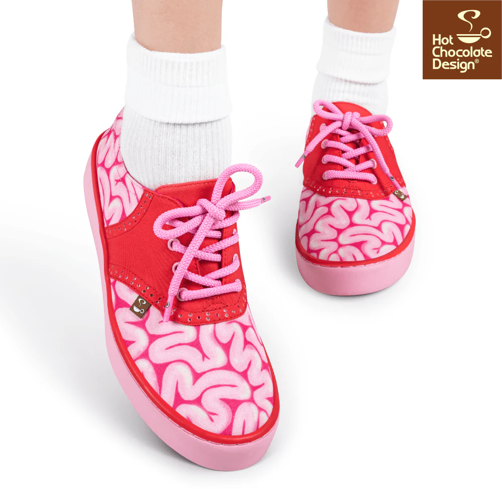 Hot Chocolate Design - Brain Worm Sneakers - LAST PAIR SIZE US8 - Image 4