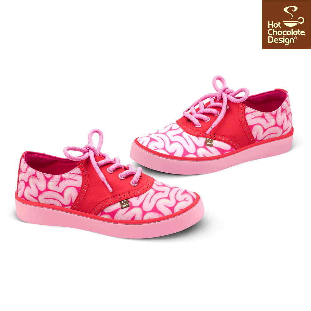 Hot Chocolate Design - Brain Worm Sneakers - LAST PAIR SIZE US8 - Image 5
