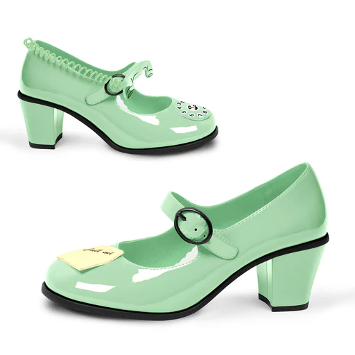 Clearance Hot Chocolate Design Call Me MidHeel - Mint LAST PAIR! SIZE US5/AU5.5/VZ35 - Image 3