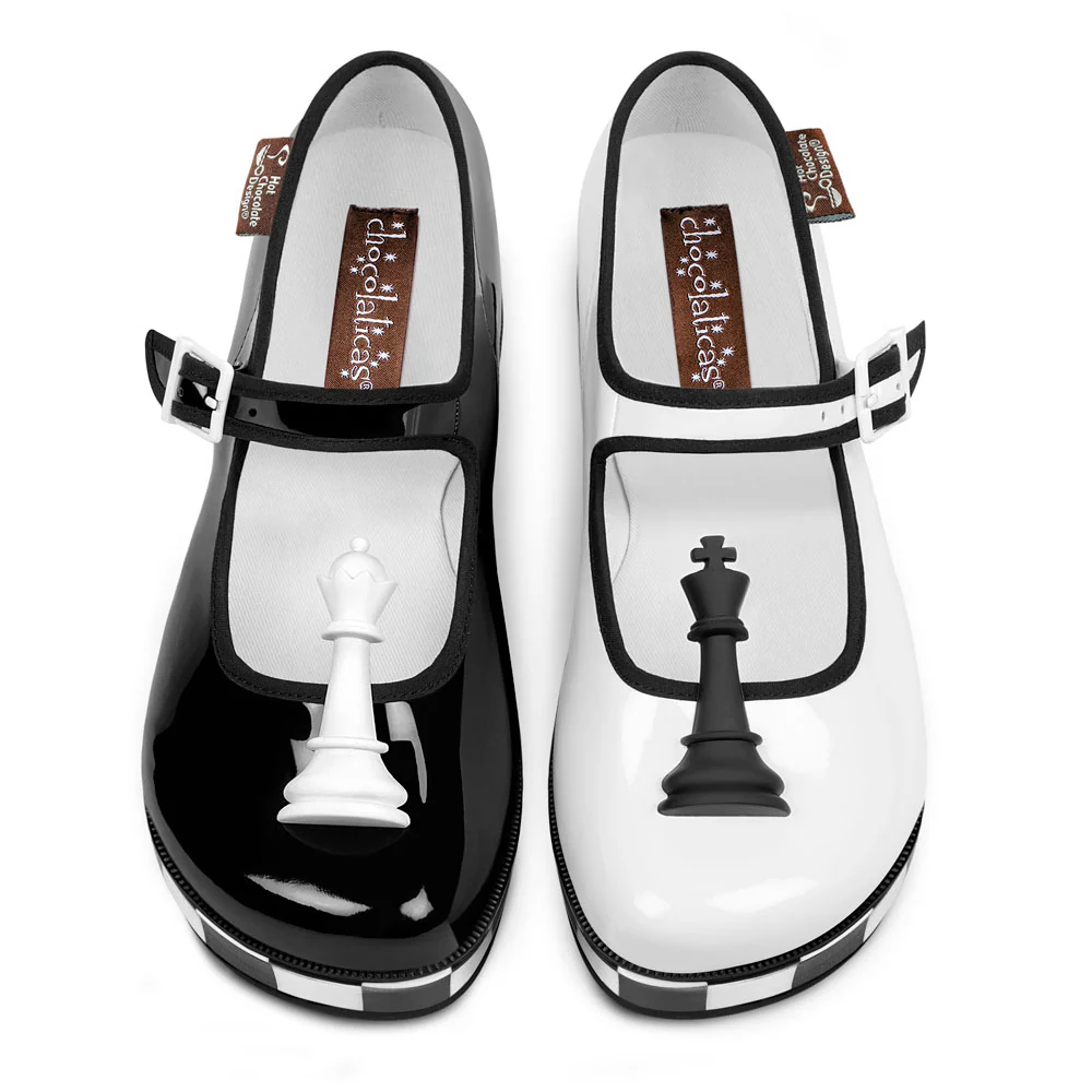 Clearance Hot Chocolate Design Check Mates Platform - LAST PAIR - SIZE US6 - Image 4