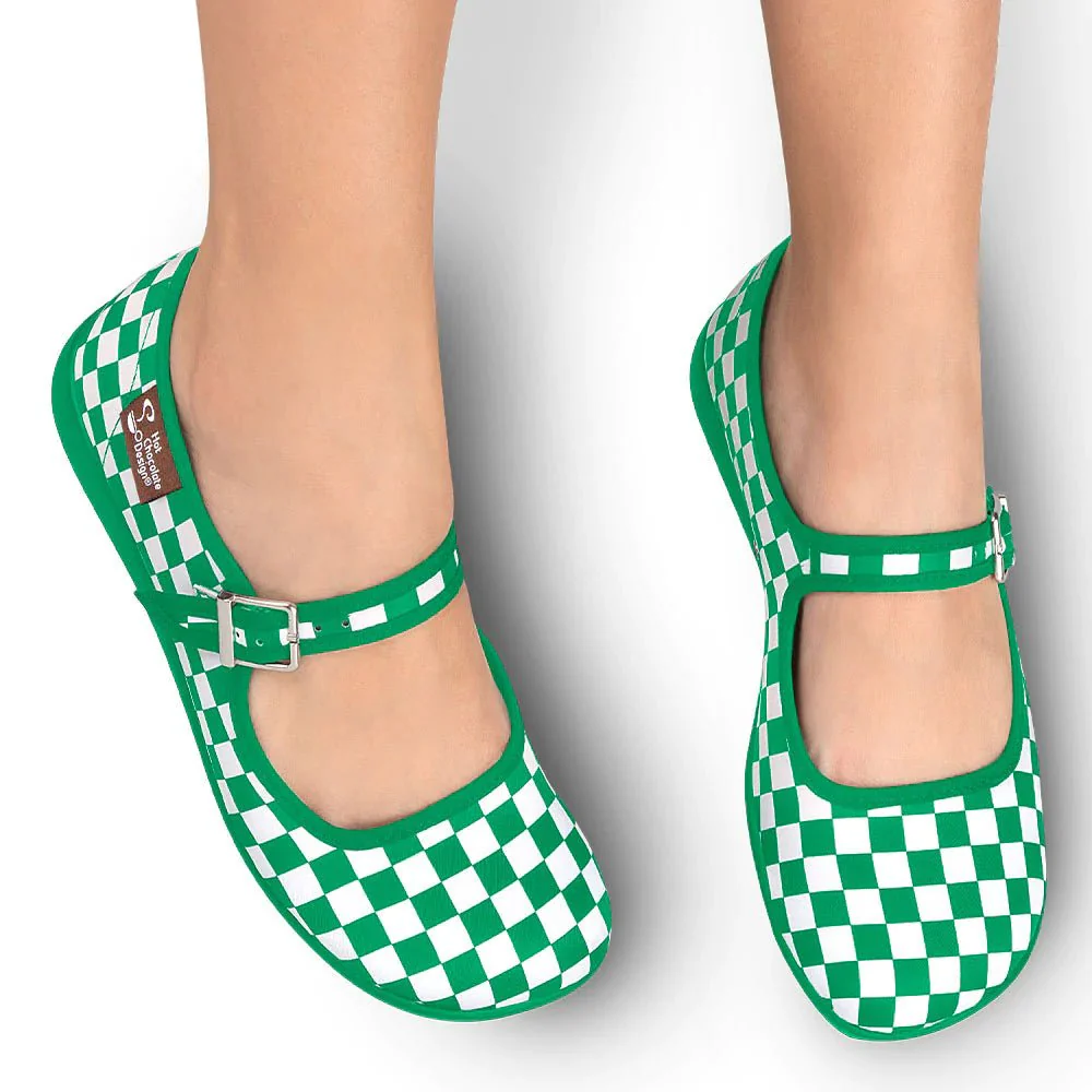 Hot Chocolate Design Checkers - Green - Image 4