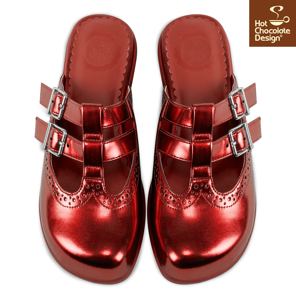 Hot Chocolate Design Chrome Crush Crimson Clogs - Image 2