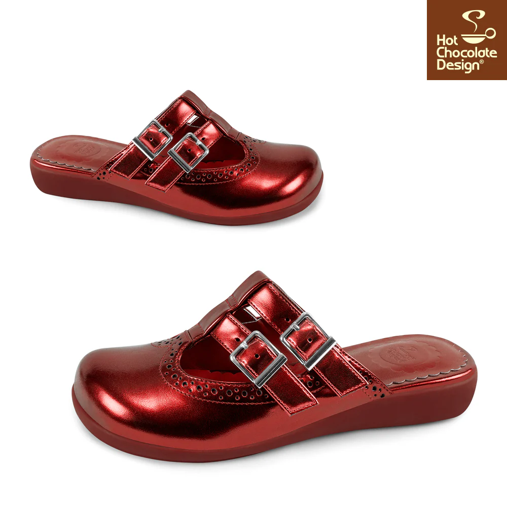 Hot Chocolate Design Chrome Crush Crimson Clogs - Image 3
